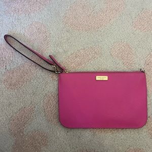 Kate Spade Hot Pink Wristlet